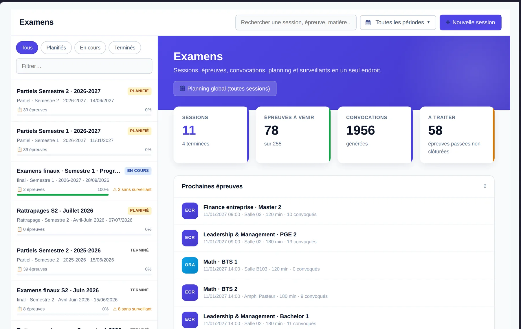 Les copies papier, corrigées en ligne, dans MeetYourSchool